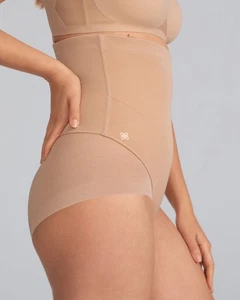HoneyLove SculptWear SuperPower Brief Size Small Shapewear Sand Beige - Picture 1 of 8