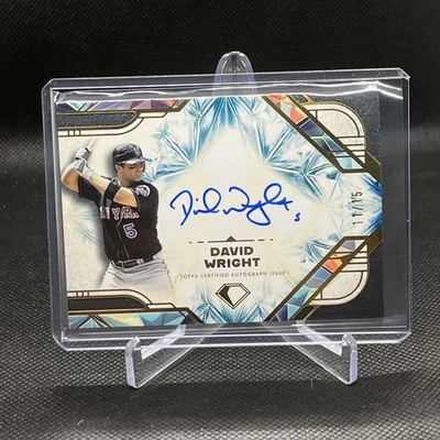 2025 Topps Diamond Icons David Wright Auto /15 - Image 1 of 2