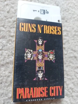 Guns n' Roses Paradise City / Move to the city very RARE 1989 US cassette single - Image 1 of 2