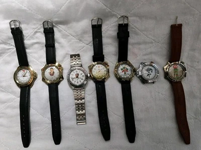 “Lot of 7 Vintage Soviet USSR Watches – Mechanical – Raketa / Vostok / Poljot  - Image 1 of 4