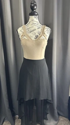 LuLu's Women, Cream & Black Dress, Small - Image 1 of 4