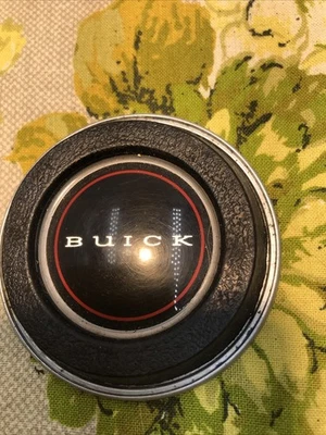 1968 69 70 71 72 73 1977 Buick GS Comfort Grip Steering Wheel Horn Button Black - Image 1 of 4