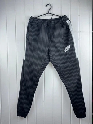 Nike Jogginghose Schwarz M Herren Pinstripe Trainingshose Sportswear - Bild 1 von 3
