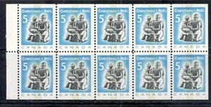 Canada 1968 Christmas BK#72c (488q) WCB tagged left tab, mint pane of 10 - Picture 1 of 1