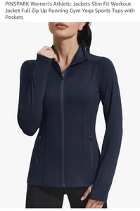 Yoga Trainingsjacke Damen XL dunkelblau. Nagelneu - Bild 1 von 4