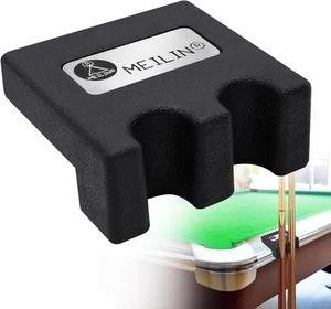 2-Queue Pool Stick Halter Tragbar Gewichtet Billard Queue Rack Klemme - Bild 1 von 5