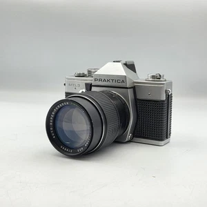 Praktica MTL3 camera with Super -Paragon 2.8 135mm- Working - Picture 1 of 15