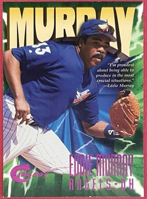 Eddie Murray 1997 Circa Rave #33 /150 #D 129/150 Angels - Image 1 of 2