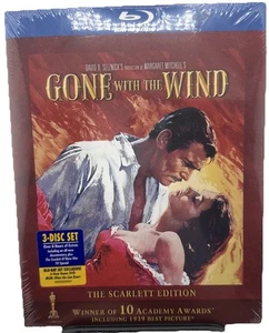 Gone With the Wind The Scarlett Edition Blu-ray Brand New Factory Sealed 3 disc - Imagen 1 de 3