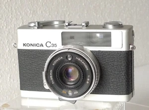 KONICA C 35 analoge Kleinbild Kamera Sucherkamera Analogkamera vintage Retro - Bild 1 von 7