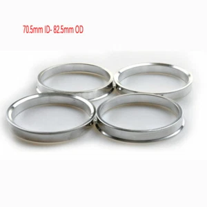 4pcs Alloy Customize Made Wheel Spacer Spigot Hub Centric Rings 70.5mm to 82.5mm - Picture 1 of 9