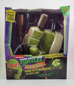 Teenage Mutant Ninja Turtles Michelangelo Hand With Nunchuks 3D Deco Light