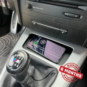 Almohadilla de carga inalámbrica BMW Serie 3 E90/91/92/93 18W carga rápida V2 + regalo - Imagen 1 de 5