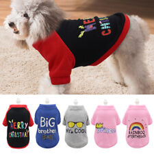 Pet Clothes for Small Dogs French Bulldog Cat Puppy Coat Jumper Sweatshirt Vest 