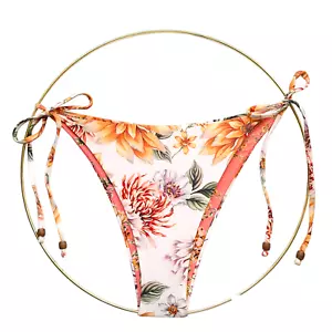 Maaji Tie Side Bikini Bottom sz L brown - Picture 1 of 2