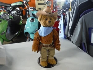 THE FRANKLIN MINT Heirloom John Wayne Duke Cowboy Collector Teddy Bear Dolls NIB - Picture 1 of 14