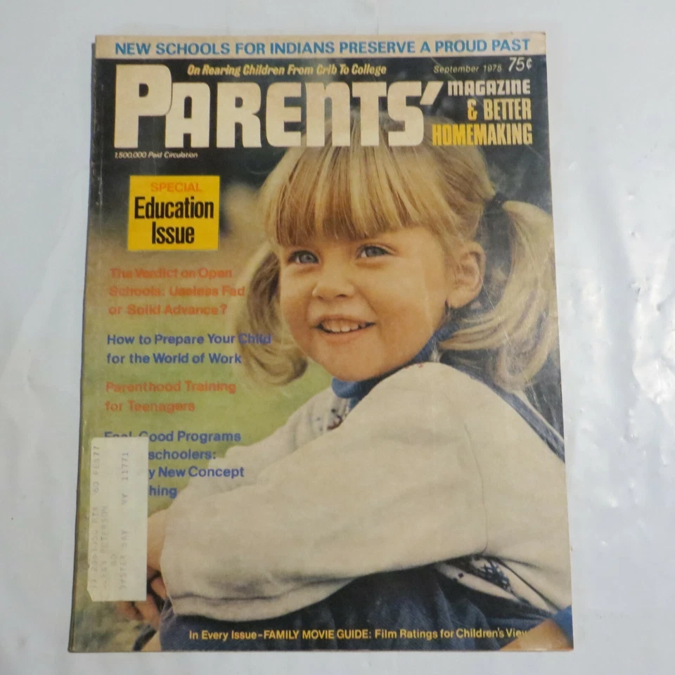 Parent's & Better Homemaking Magazine Children Ideas Tips September 1975 FC - Image 1 of 1