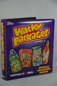 2010 TOPPS WACKY PACKAGES SERIES 7 PURPLE OFFICIAL COLLECTOR 3 Ring BINDER RARE! - Picture 1 of 3