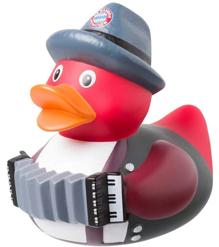 Bayern München Fan-Badeente Ziehharmonika Trachtenhut - Bild 1 von 1