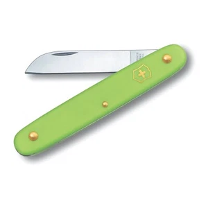 Cuchillo floral y de jardinería Victorinox® / mango verde / inoxidable - Suiza - Imagen 1 de 9