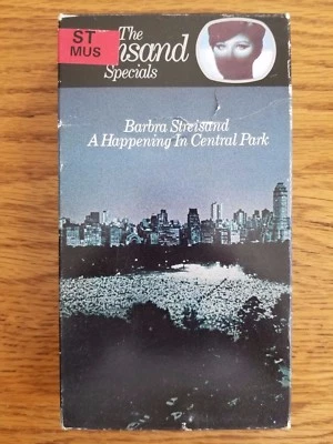 Barbra Streisand - A Happening in Central Park - Good Conditions (VHS, 1990) Foto 1 de 3