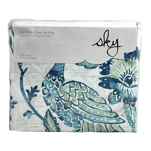 SKY HAILEY 3 PIECE MULTI COLOR  KING SIZE COMFORTER COVER NIP - Picture 1 of 4