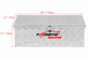 30"x13" x10" Pickup Truck RV Tool Box Underbody Storage Under Bed Trailer w/Lock - Photo 1/4