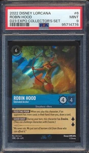 Disney Lorcana Robin Hood D23 Expo 2022 set de coleccionista #6 ¡PSA 9! - Imagen 1 de 2