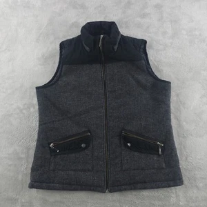 Natural Reflections Vest Womens XL Gray Full Zip Pockets Insulated Outdoor Core - Picture 1 of 11