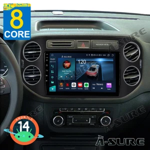 4+64GB Android 14 Carplay RDS WiFi GPS Navi Autoradio Für VW Tiguan 5N GOLF Plus - Bild 1 von 13