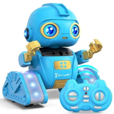 Roboter Kinder Spielzeug wiederaufladbar und projizierbar RC-Roboter mit LED-... - Bild 1 von 4