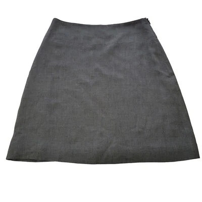 Falda Deportiva Geoffrey Beene Gris Mujer Talla 4 Lana Rayón Hecha en EE. UU.  Foto 1 de 4