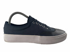 Converse Canvas Sneakers Womens 8.5 Navy Blue Skate Shoes Low Top Lace Up Mens 7