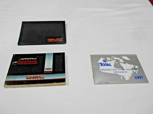 1997 GMC JIMMY FACTORY OWNER'S MANUAL 2/PC SET & BLACK GMC CASE - Picture 1 of 4