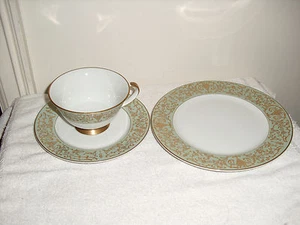 CORONATION FINE CHINA TRIO CUP & SAUCER and  7 3/4"  PLATE -#3519 - Picture 1 of 5