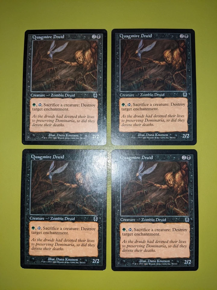 Quagmire Druid x4 Apocalypse 4x Playset Magic the Gathering MTG - Image 1 of 1