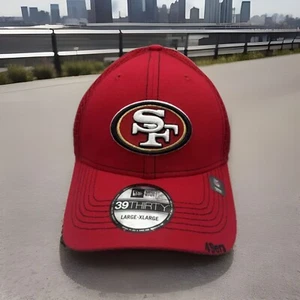 San Francisco 49ers Hat New Era 39Thirty 24 Training Camp StretchFit Cap XL H80 - Picture 1 of 8