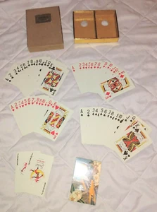 Vintage Congress Cel-U-Tone Finish Bird Playing Cards Double Deck One Sealed - Picture 1 of 6