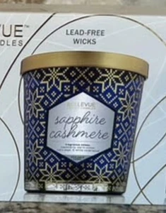 Bellevue Luxury Candles Sapphire Cashmere 12 Oz NEW no BOX - Picture 1 of 1
