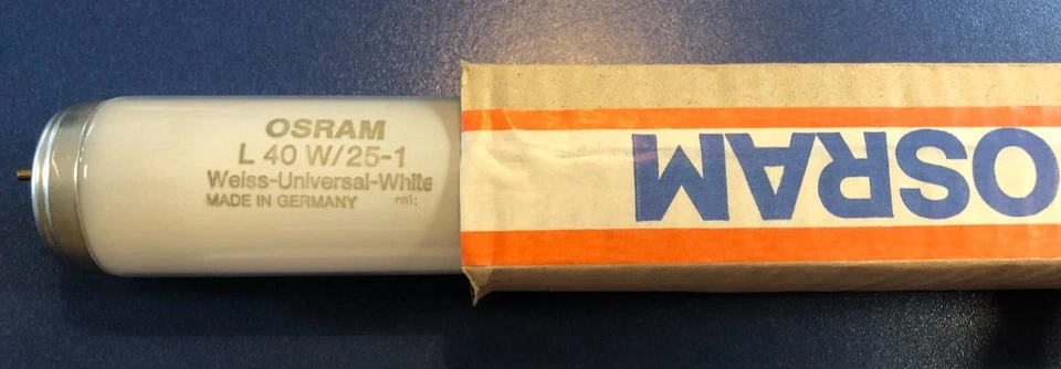 Osram Fluorescent Lamp 40W/25-1 White T12 G13 Length 97 cm - Image 1 of 1