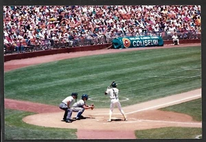 1987 Mike Davis ATHLETICS A's UNSIGNED 5-7/8 x 4 ORIGINAL SNAPSHOT PHOTO #4 - Picture 1 of 1
