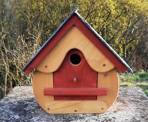 Vogelhaus Vogelvilla Nistkasten Naturschieferdach - Bild 1 von 3