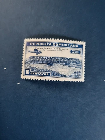 Stamps Dominica Republic Scott #C19 never hinged Cover