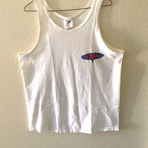 Vintage, 1992 “Speedo”, Men’s Tank Top, Graphic, Endurance Tested, White, L - Picture 1 of 12