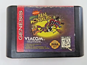 NICKELODEON AAAH!!! REAL MONSTERS - SEGA GENESIS 1995 VIDEOJUEGO PROBADO FUNCIONA - Imagen 1 de 3