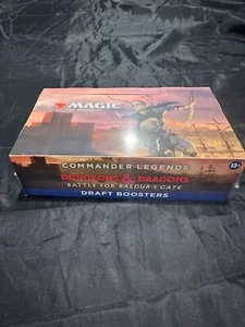 /Factory Sealed Magic: The Gathering Commander Legends D&D Battle For Baldurs Ga - Picture 1 of 5