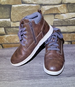 Boys size 6 high top shoes Cat & Jack - Picture 1 of 6