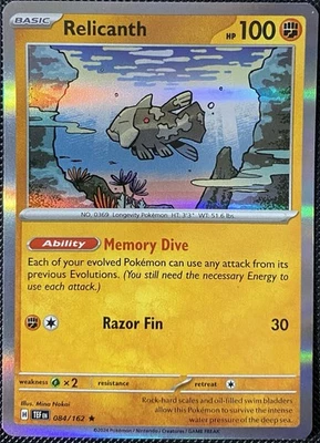 Relicanth 084/162 SV05: Temporal Forces Holo - Pokémon Card - Image 1 of 2