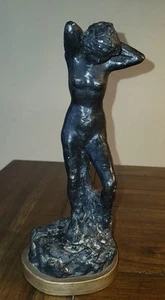 Sculpture Pierre Bonnard’s “Girl bathing” statue- Albright art gallery NY, Vitge - Picture 1 of 9