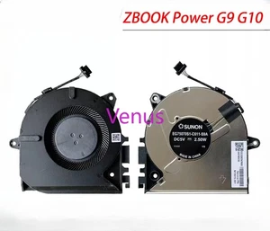 Laptop CPU GPU Cooling Fan for HP Zhan 99 G3I ZBOOK Power G9 G10 HSN-Q36C Q37C - Afbeelding 1 van 5